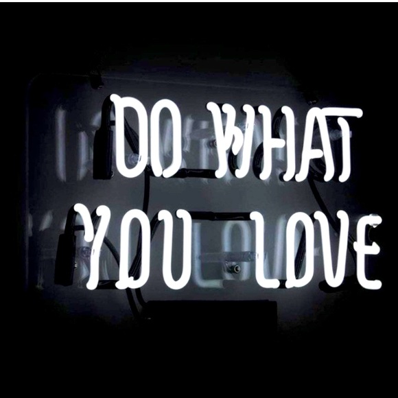 REAL NEON Do What You Love Red Light Wall/Room/Party/Graduation/Holiday Decor - Picture 7 of 7